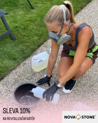 Váš kamenný koberec si zaslouží znovu zazářit!✨ Náš revitalizační nátěr oživí barvy, zvýrazní strukturu kamínků a...